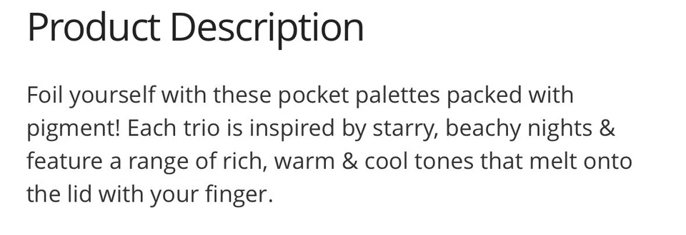 tarte Rainforest of The Sea Foil Finger Paints In Lunar New In Box 💯 Authentic - Image 4 of 4