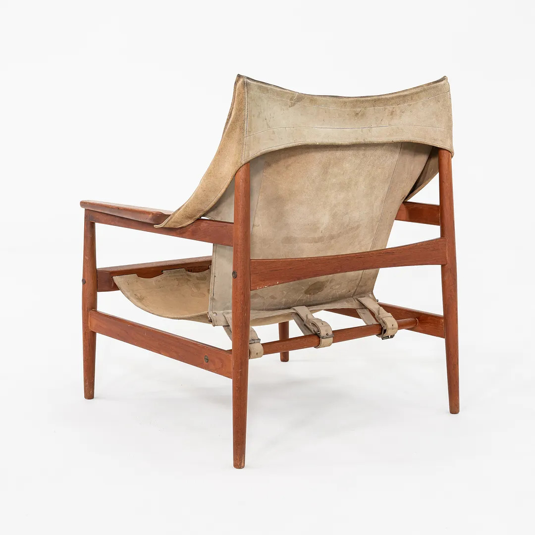 1960s Hans Olsen Viska Mobler Kinna Antelope Safari Lounge Chair