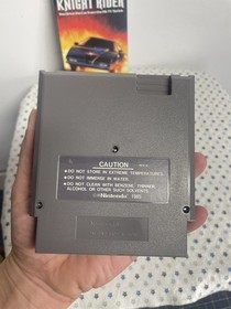 Knight Rider -  (Nintendo NES Video Game, 1989) WITH BOX No Manual TESTED