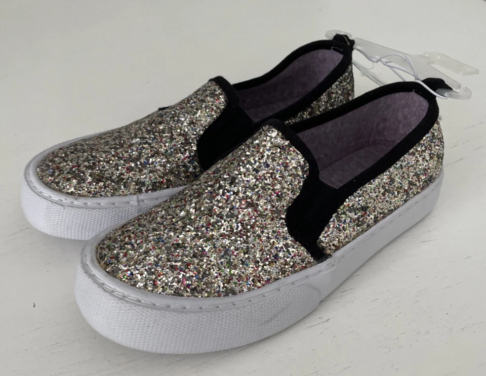 Zapatillas deportivas Cat And Jack Carey juveniles talla 1 sin cordones brillantes brillantes nuevas Foto 3 de 4