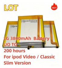 LG 3800mAh Battery Upgrade replacement for iPod Classic 6 6.5 7 Video 5 5.5 Thin