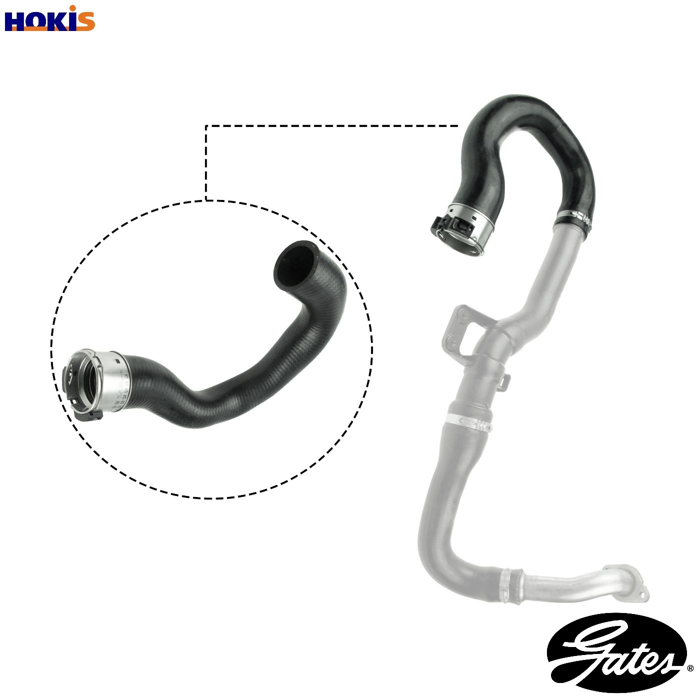 2x ✅Fits GATES GAT09-0680 Charge Air Hose GAT09-0680 Intercooler hos ⭐UK Seller⭐ - Image 10
