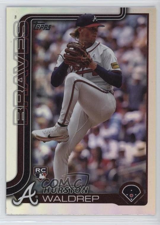2025 Topps Series 1 Rainbow Foilboard Hurston Waldrep #253 uk2