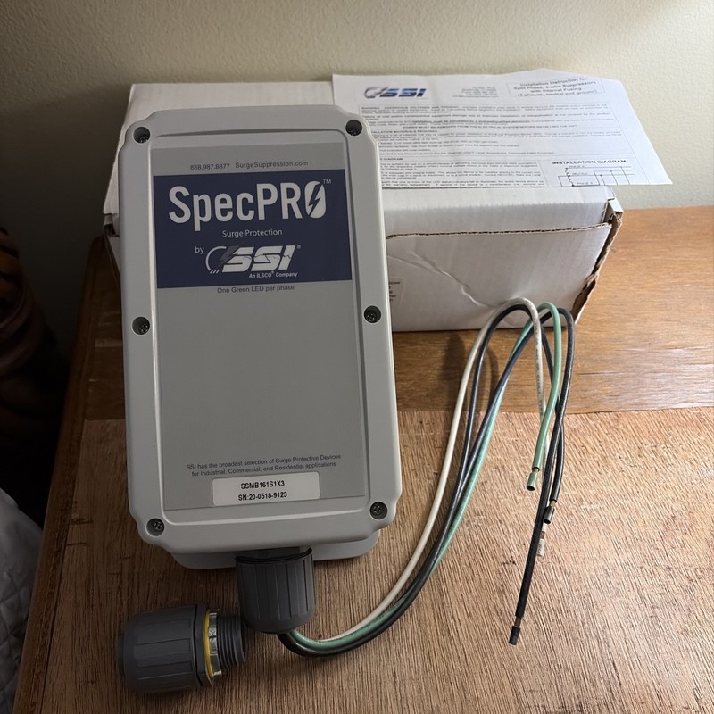 SSI SpecPRO Surge Protection Model: SSMB161S1X3 NIB!!