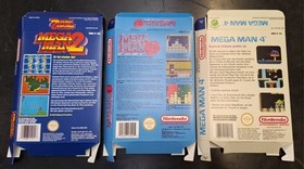 Mega Man 2, 3 und 4 Box, REPRO, NES