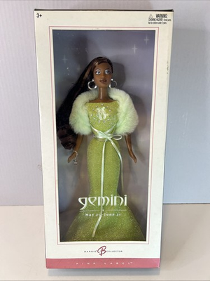 #ad Barbie Gemini Zodiac Doll 2004 Mattel 13074 Rare Opened Box Fast Shipping $75.97