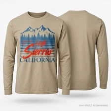 Original Use High Sierras California Long Sleeve T-shirt Mens Multiple Sizes