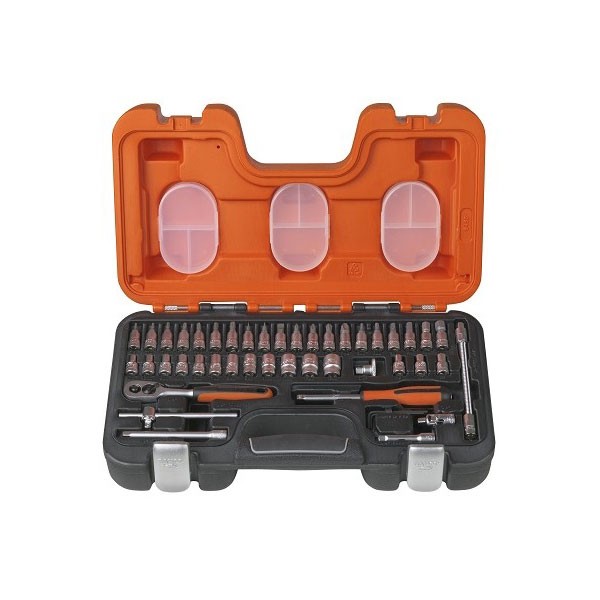Bahco Socket Set of 46 Metric 1/4in Drive