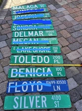 30 inch Street name signs pICK ONE. Approximately 30 inch in length