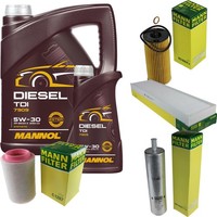 Inspektionspaket 6L Mannol Diesel TDI 5W-30 FüR Mini Mini Countryman Cooper SD