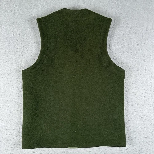 Boreal Mountain Anoraks Vest Men’s Small Green Wool Outdoor Hiking Hunting image 14