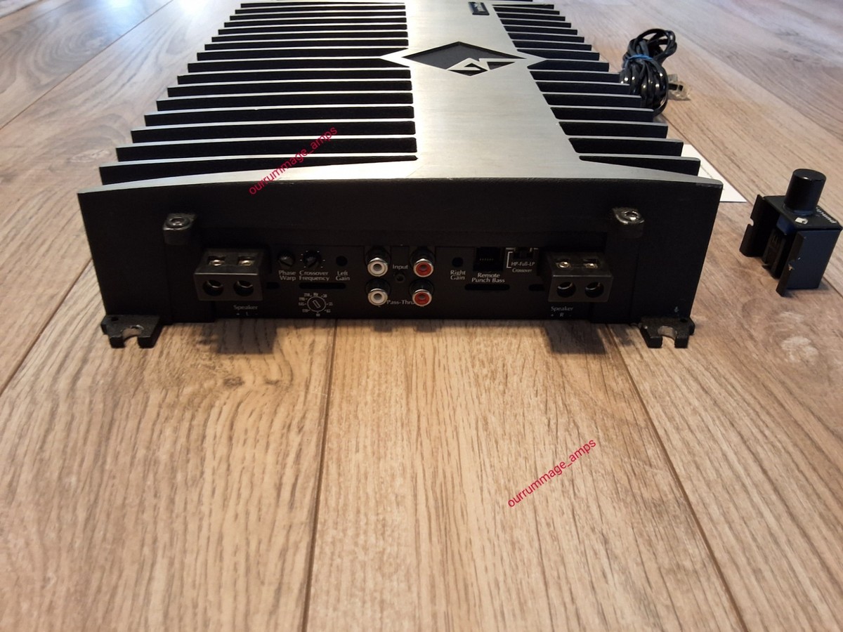 カーオーディオ Rockford Fosgate Power1100a2 Rockford Fosgate POWER 1100a2 Car Audio Amplifier RARE 🇺🇸 OLD
