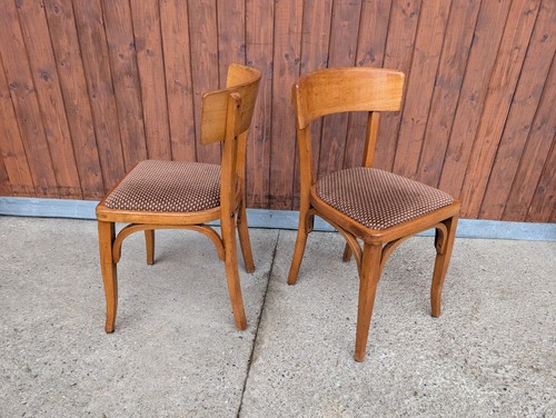 50er Vintage Chaise Salle à Manger Frankfurt de Cuisine Kneipenstuhl 1/6b - Photo 6 sur 9