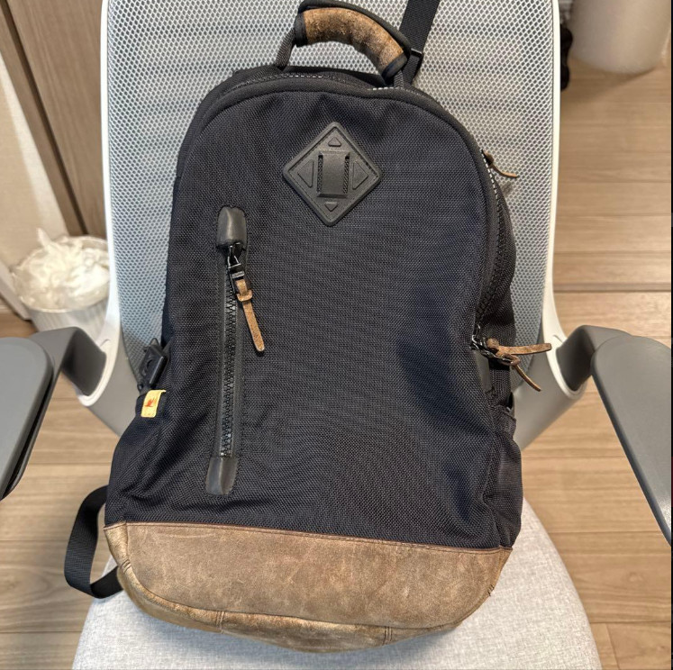 Visvim 20L Ballistic Black Backpack Rucksack Limi… - image 1