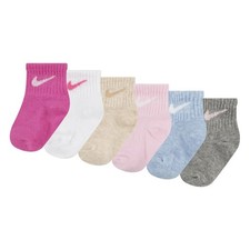 Nike Kids' 6-Pack Toddler Socks Fits Size 3C-7C