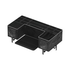 SUNPIE ATV Rear Rack Cargo Bag with Seat Cushion Pad, Soft Black Storage Bag ...