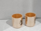 Vintage ~ Oven Ware~ Fire King~ Set of 2~ Peach Luster Ware~ Egg Nog Mugs ~ USA — photo 8