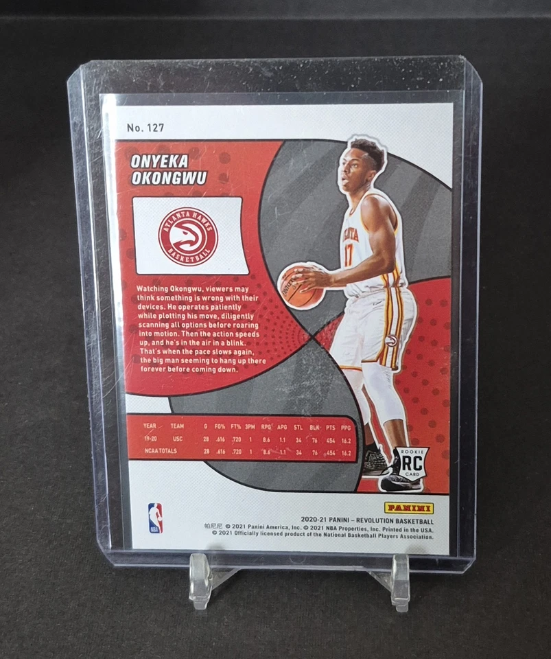 2020-21 Panini Revolution #127 Onyeka Okongwu RC - Image 2 of 2