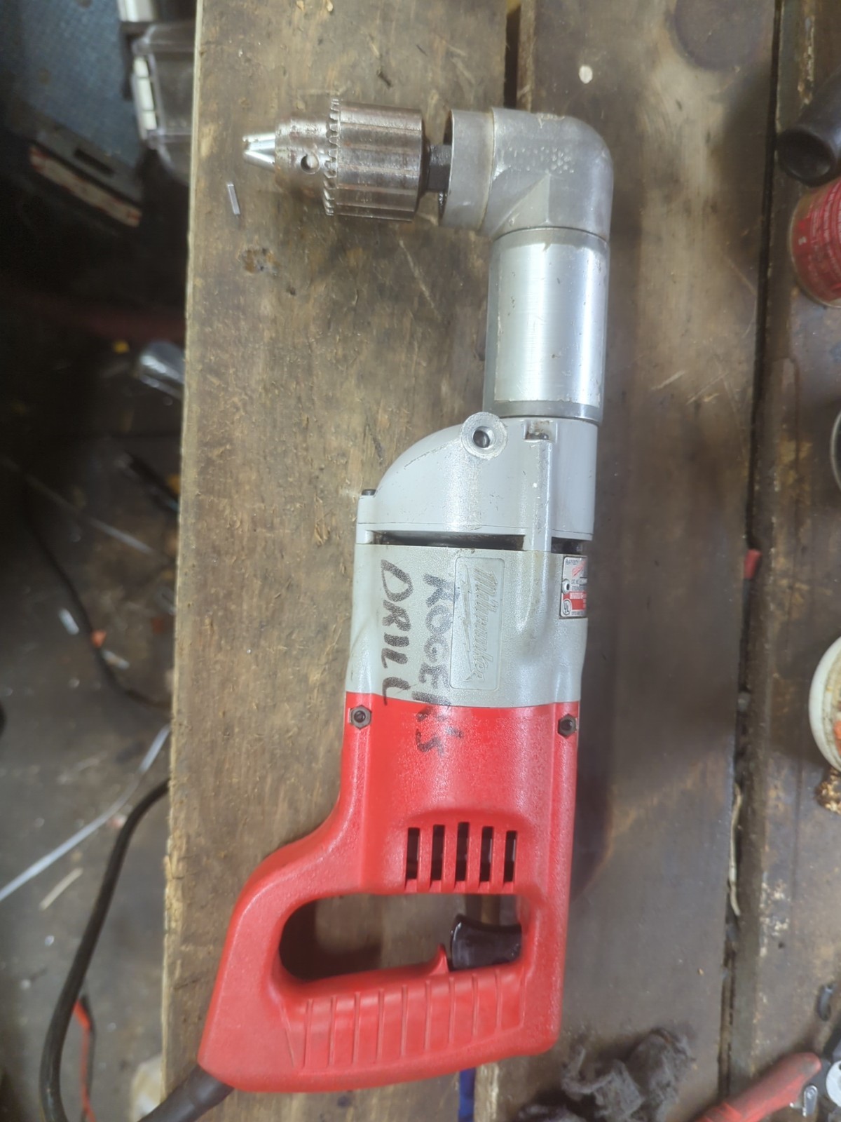 Milwaukee 1001-1 Right Angle Drill, 1/2 In, 355/750 RPM with Case