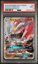 White Kyurem GX 48/70 Dragon Majesty Holo PSA 9 on eBay