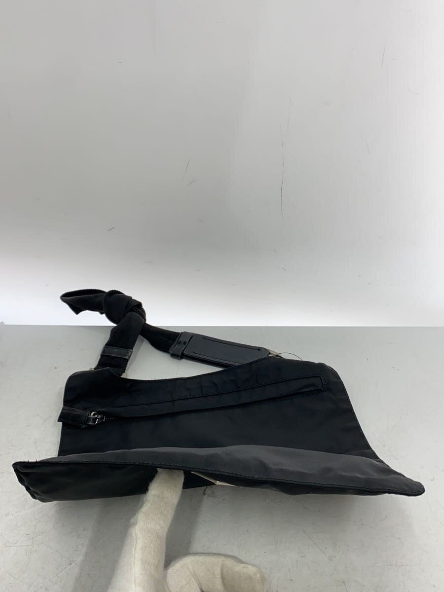 PRADA Triangle Logo Bag Nylon BLK Solid - image 4