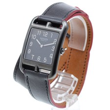 HERMES Cape Cod GM Shadow CC3.711 black Dial Quartz Boy's Watch_908807 2