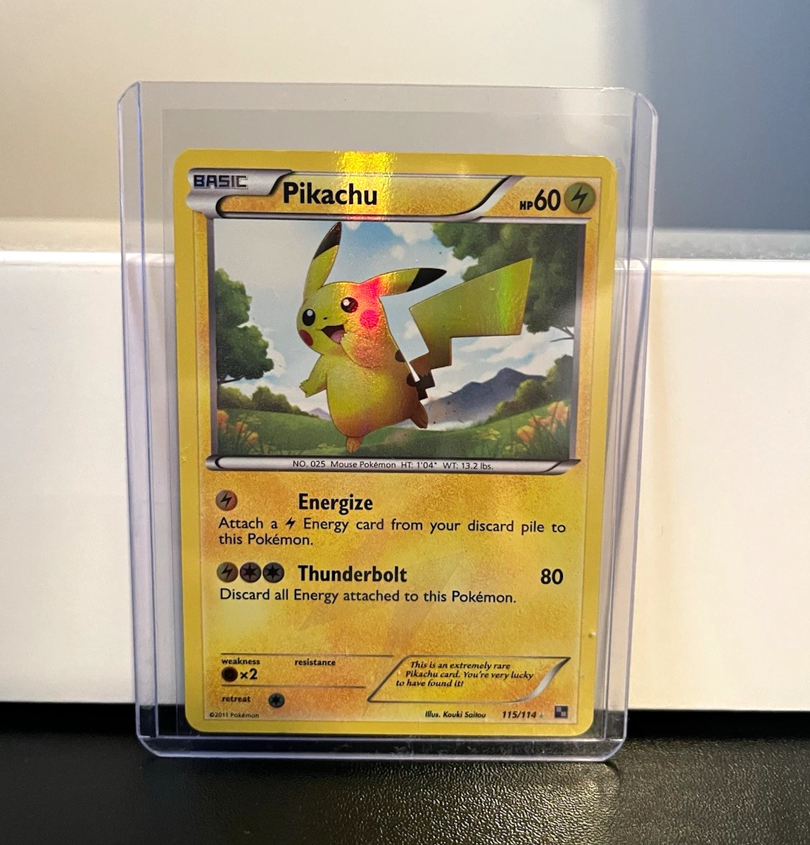 Pikachu Pokémon TCG Black & White Collectible Individual Card
