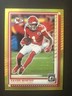 2025 Donruss Optic Xavier Worthy Neon Yellow Prizm #d /15 KC Chiefs No. 123