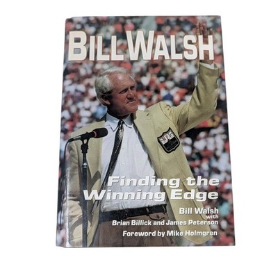 Bill Walsh Finding the Winning Edge Hardcover First Edition 1998 49ers Football