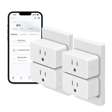 Nivon Smart Plugs 4 Pack, Low-Profile Wi-Fi Smart Outlet Plug for Smart Home,...