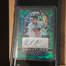 2023 Panini Prizm Signatures Green Scope Rafael Furcal Auto /75 Braves
