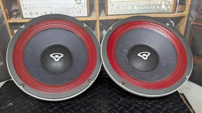 2 Cerwin Vega mid bass drivers from MV-15B speakers - ER102 with cast frames ++