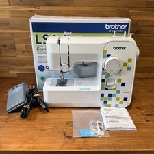 Brother LS14S Sewing Machine With Power & Pedal Cable Boxed Used