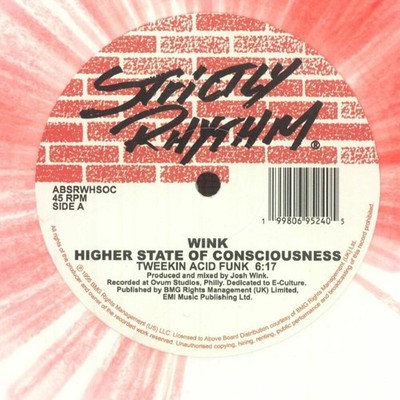 Wink - Higher State Of Consciousness (12'') (White-Red Splattered)
