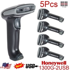 5PACK Honeywell Hyperion 1300G Handheld USB Barcode Scanner Reader 1300G-2USB