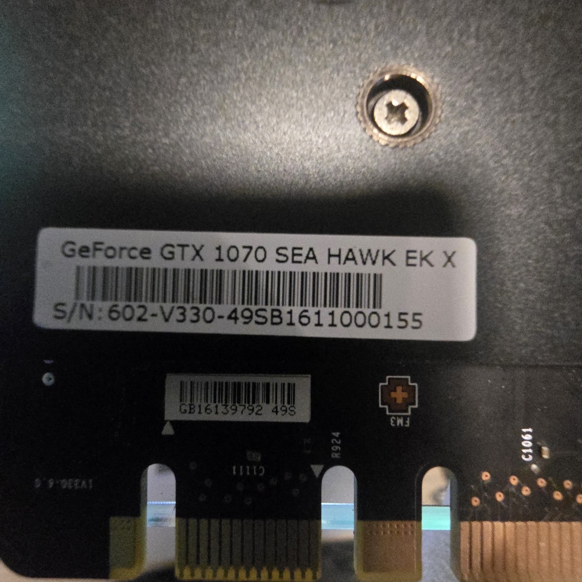 Carte Graphique MSI GTX 1070 SEA HAWK EK X – 8 Go GDDR5 – Très Bon état