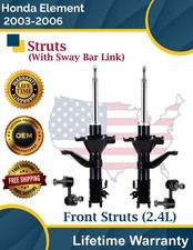 Oe Front Struts With Sway Bar For 2003-2006 Honda Element 2.4l Lifetime Warranty Oe Front Struts With Sway Bar For 2003-2006 Honda Element 2.4l Lifetime Warranty