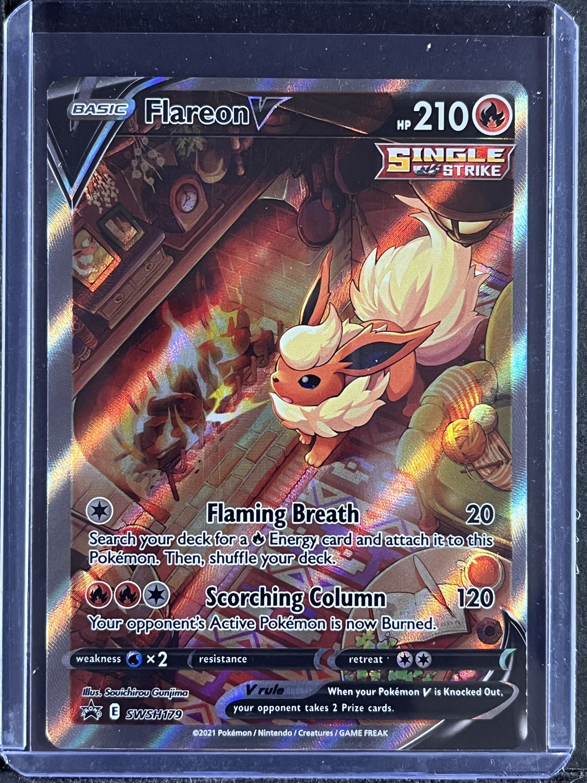 Flareon V #SWSH179 SWSH: Sword & Shield Promo Cards 250010