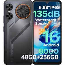 DOOGEE M30 6,88" Handy 48GB+256GB Android 16 IP68 Waterproof Smartphone 8000mAh