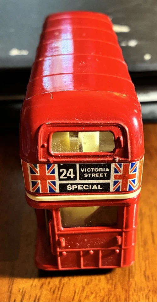 Autobús de transporte vintage CORGI ROUTEMASTER LONDRES BTA Bienvenido a Gran Bretaña Diecast Foto 4 de 4