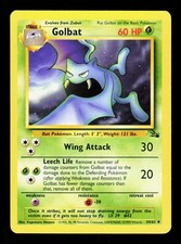 Golbat 34/62 Uncommon Fossil Pokemon Unlimited LP on eBay