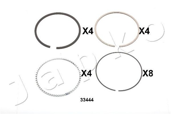 Japko Kolbenring 433444J FüR Fiat Sedici 16V 4X4 Suzuki SX4 Classic EY GY Swift-image