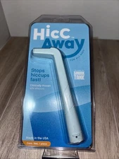 New Sealed Hicc Away Hiccup Straw - Clinically Proven 92% Effective- All Ages