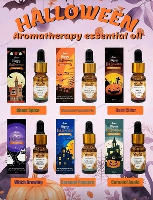Aromatherapie, ätherische Öle zum Thema Halloween - Gruselige Düfte in 10ml