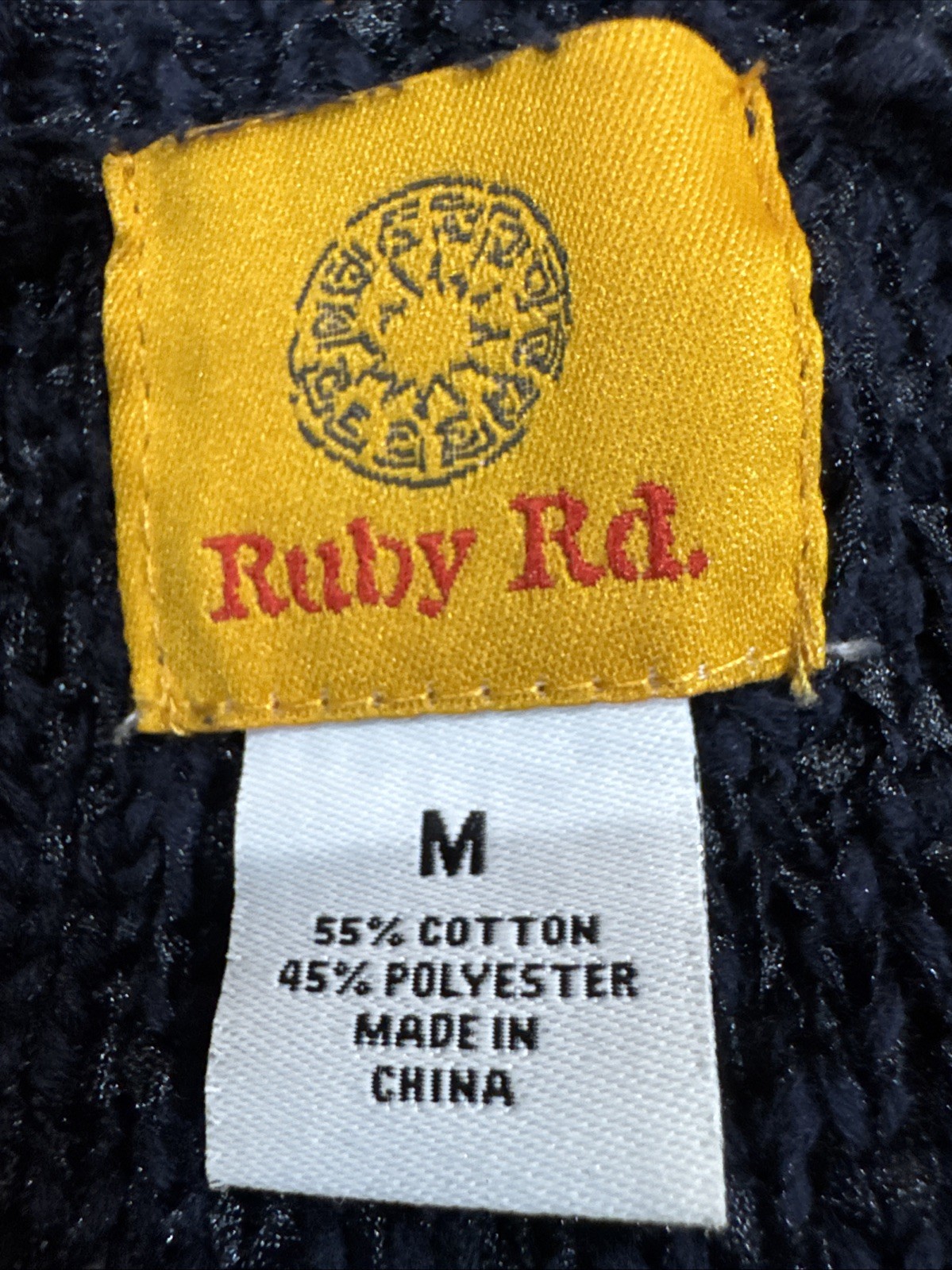 Ruby Rd Sweater Pullover Embellished Black Jewel … - image 6