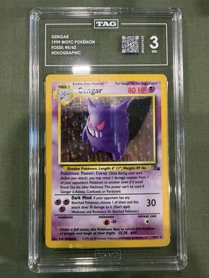 Gengar 5/62 Fossil Holo for sale online | eBay