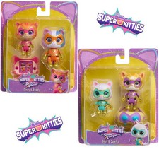 Disney Junior Super Kitties 2-Pack Figure Set   Official Licensed Mini Character