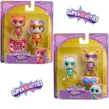 Disney Junior Super Kitties 2-Pack Figure Set – Official Licensed Mini Character