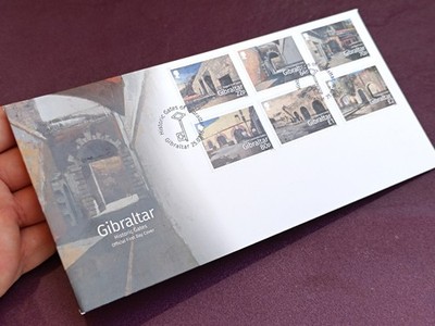 2016 Gibraltar Historic Gates Oficial First Day Cover Postage Stamps