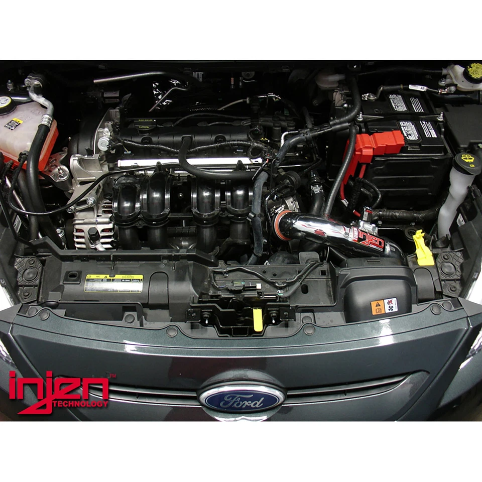 Sistema de admisión de aire frío de aluminio pulido Injen SP9017P para Ford Fiesta 14-19 1.6 Foto 3 de 4